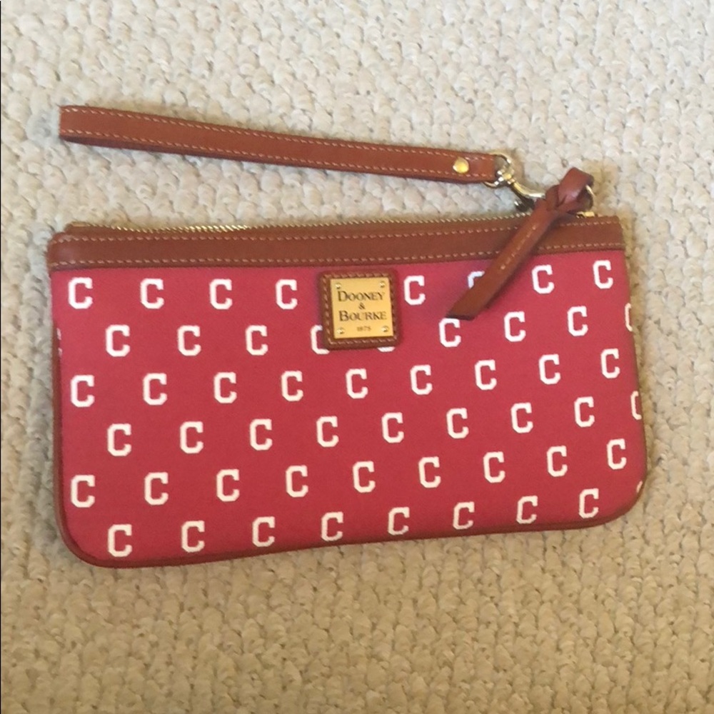 Dooney & Burke Cleveland Indians Wristlet